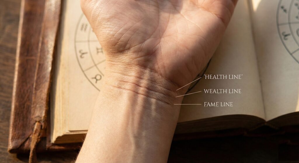 Bracelet Lines in Palm